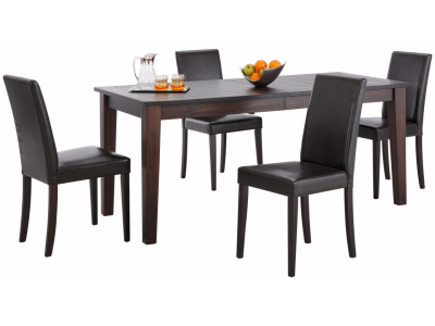 Mesa de madeira extensível para jantar 150/195 x 80 x 76,6 cm | Coleção América